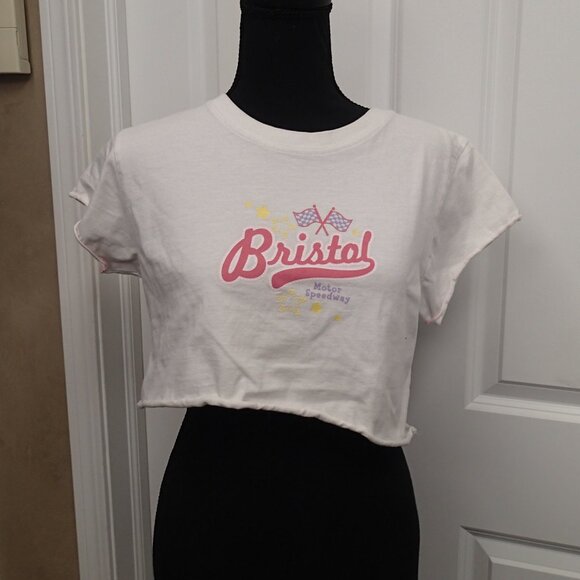 Bristol Motor Speedway Size Youth XL Crop Top - Picture 1 of 4